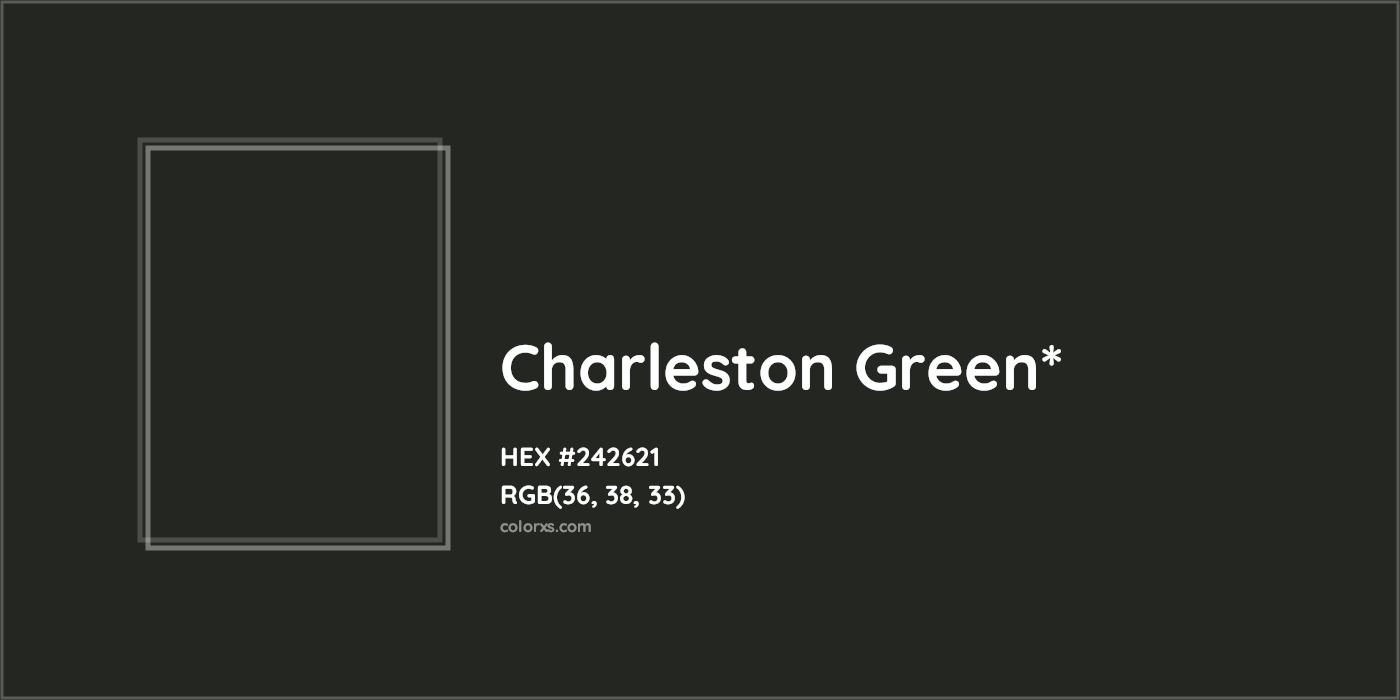 HEX #242621 Color Name, Color Code, Palettes, Similar Paints, Images