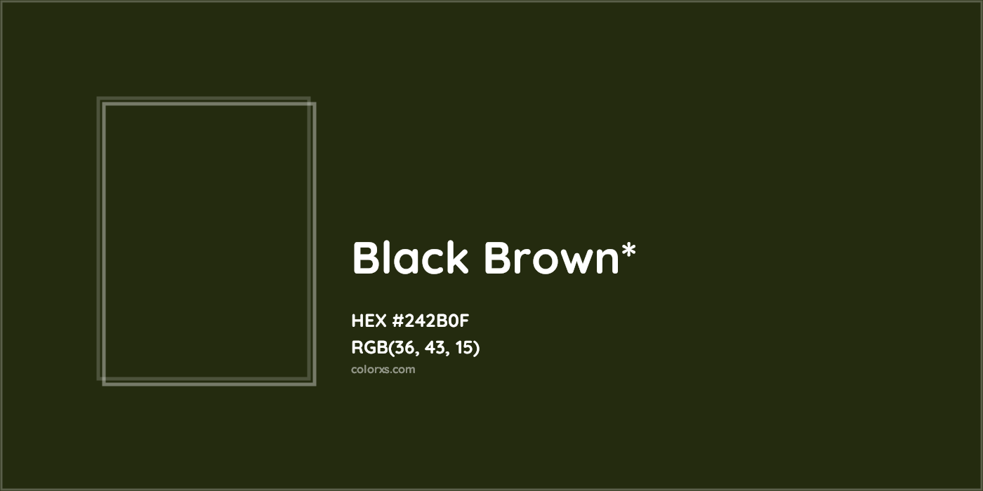 HEX #242B0F Color Name, Color Code, Palettes, Similar Paints, Images