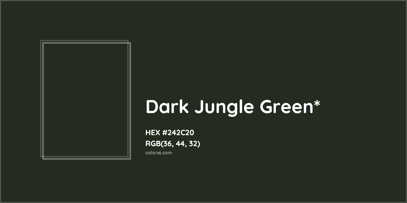 HEX #242C20 Color Name, Color Code, Palettes, Similar Paints, Images