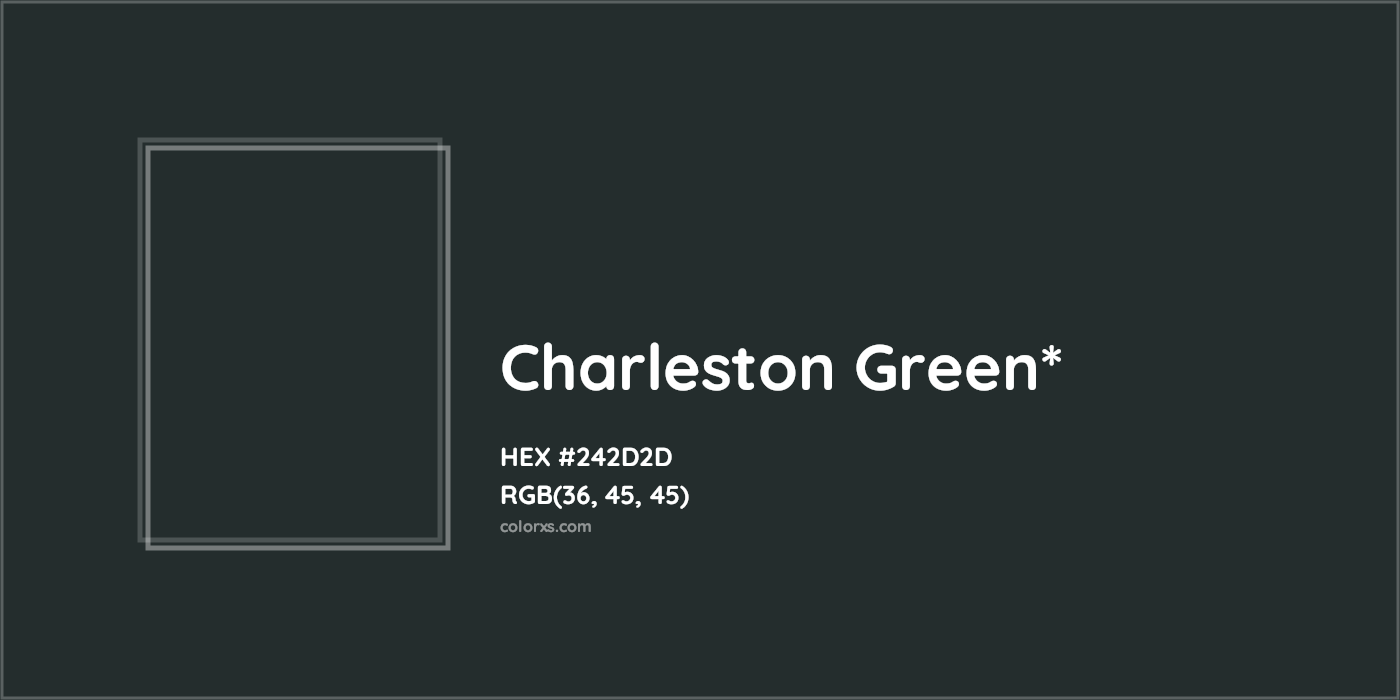 HEX #242D2D Color Name, Color Code, Palettes, Similar Paints, Images