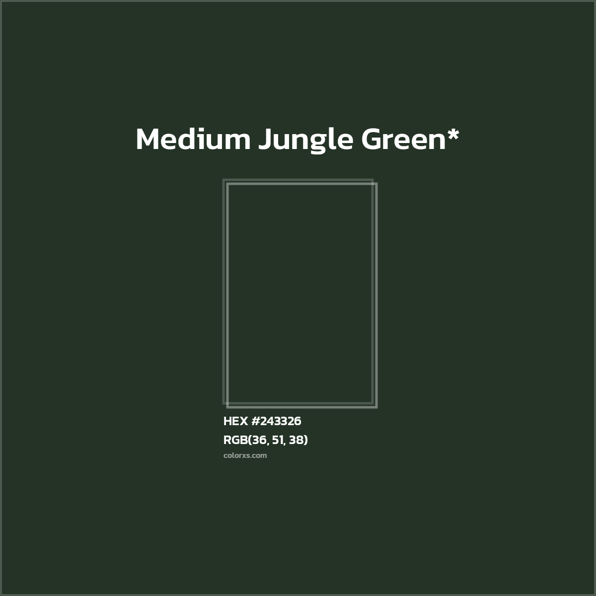 HEX #243326 Color Name, Color Code, Palettes, Similar Paints, Images