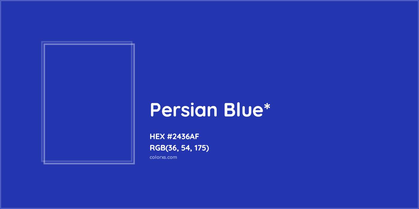 HEX #2436AF Color Name, Color Code, Palettes, Similar Paints, Images
