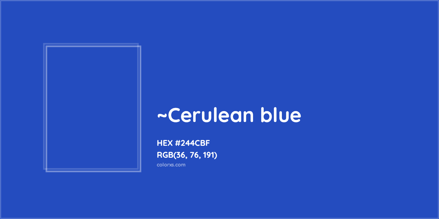 HEX #244CBF Color Name, Color Code, Palettes, Similar Paints, Images