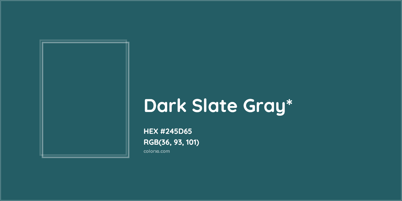 HEX #245D65 Color Name, Color Code, Palettes, Similar Paints, Images
