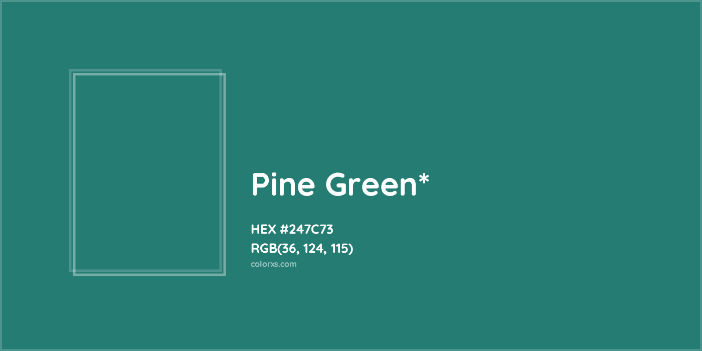 HEX #247C73 Color Name, Color Code, Palettes, Similar Paints, Images