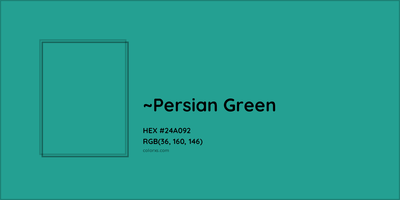 HEX #24A092 Color Name, Color Code, Palettes, Similar Paints, Images