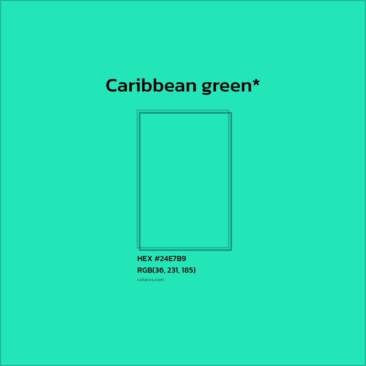 HEX #24E7B9 Color Name, Color Code, Palettes, Similar Paints, Images