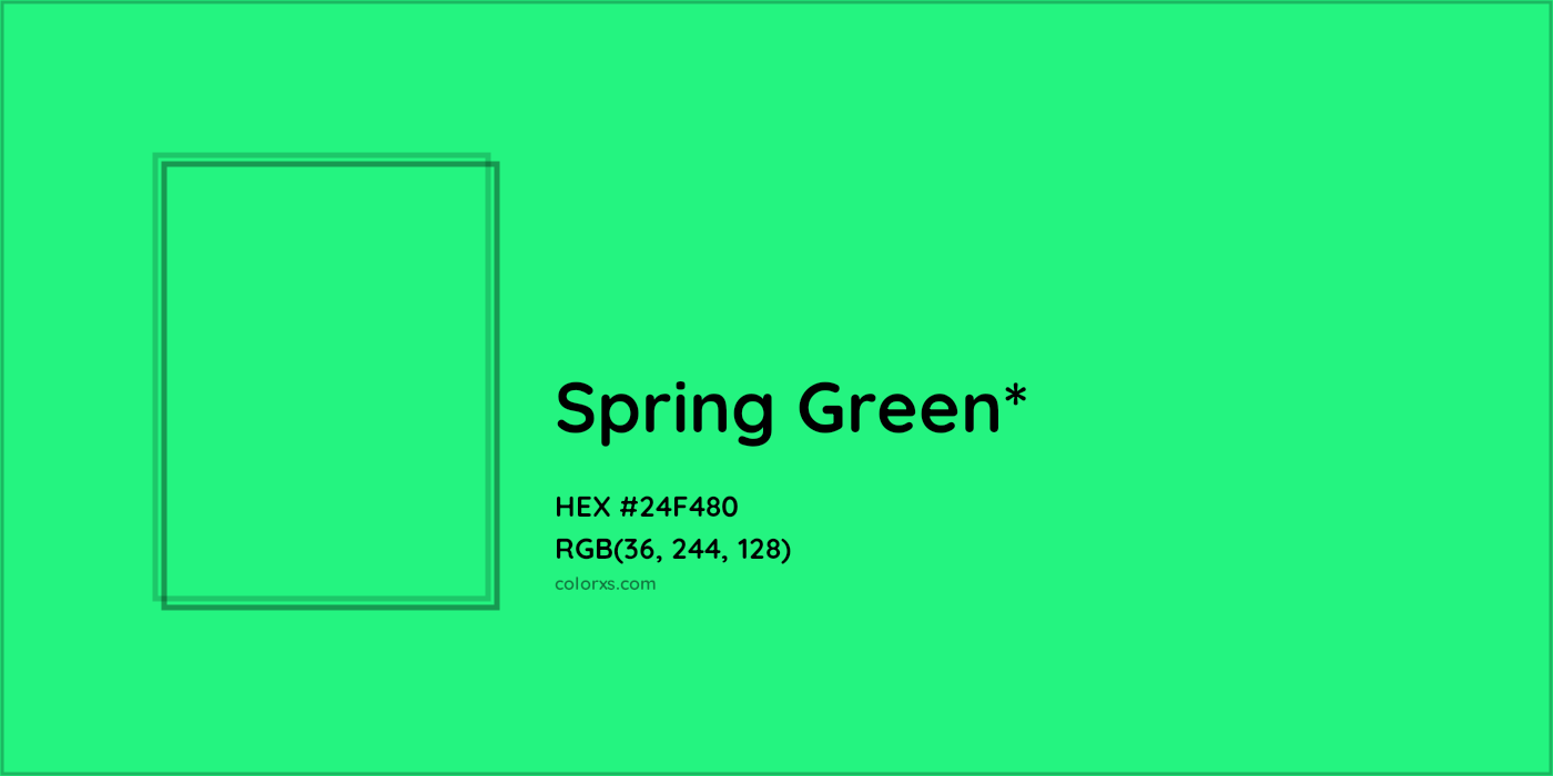 HEX #24F480 Color Name, Color Code, Palettes, Similar Paints, Images
