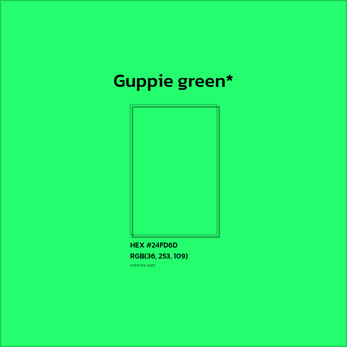 HEX #24FD6D Color Name, Color Code, Palettes, Similar Paints, Images