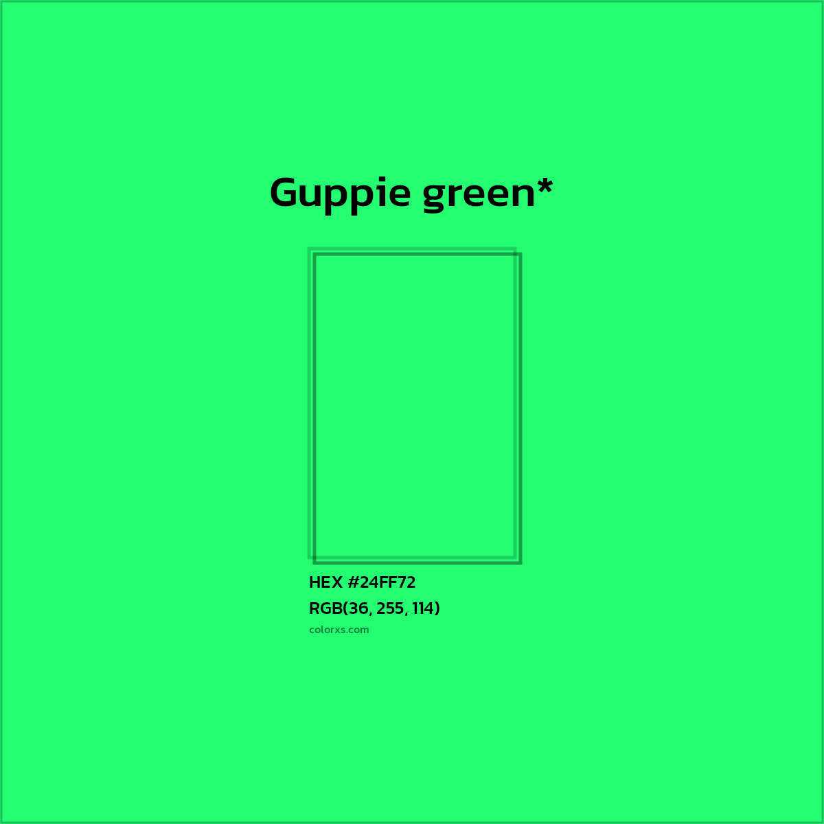 HEX #24FF72 Color Name, Color Code, Palettes, Similar Paints, Images