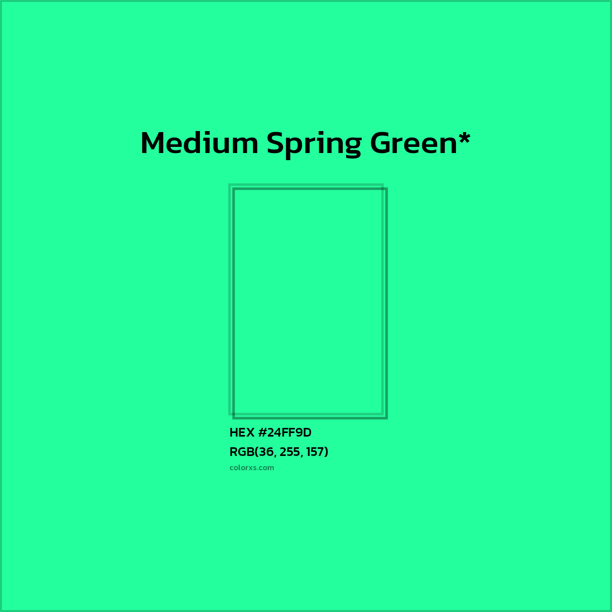 HEX #24FF9D Color Name, Color Code, Palettes, Similar Paints, Images