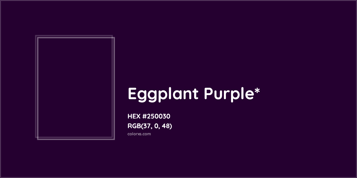 HEX #250030 Color Name, Color Code, Palettes, Similar Paints, Images