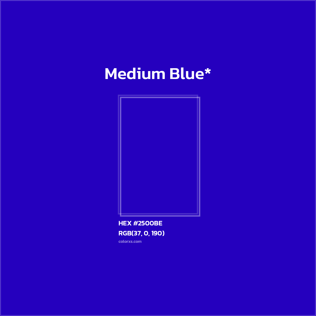 HEX #2500BE Color Name, Color Code, Palettes, Similar Paints, Images
