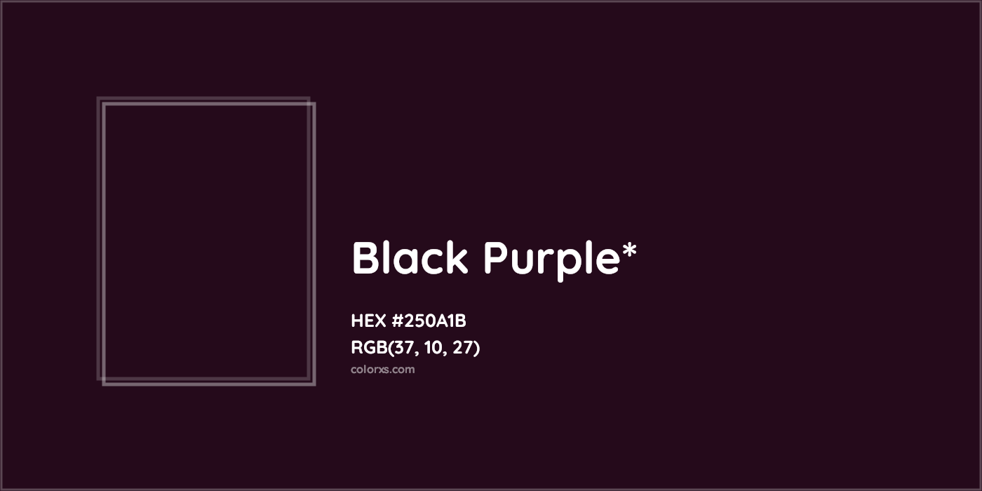 HEX #250A1B Color Name, Color Code, Palettes, Similar Paints, Images