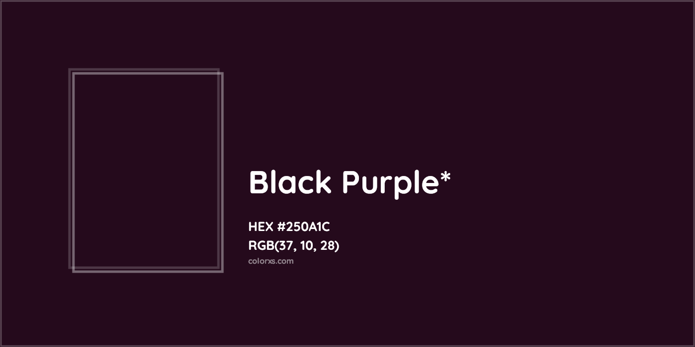 HEX #250A1C Color Name, Color Code, Palettes, Similar Paints, Images