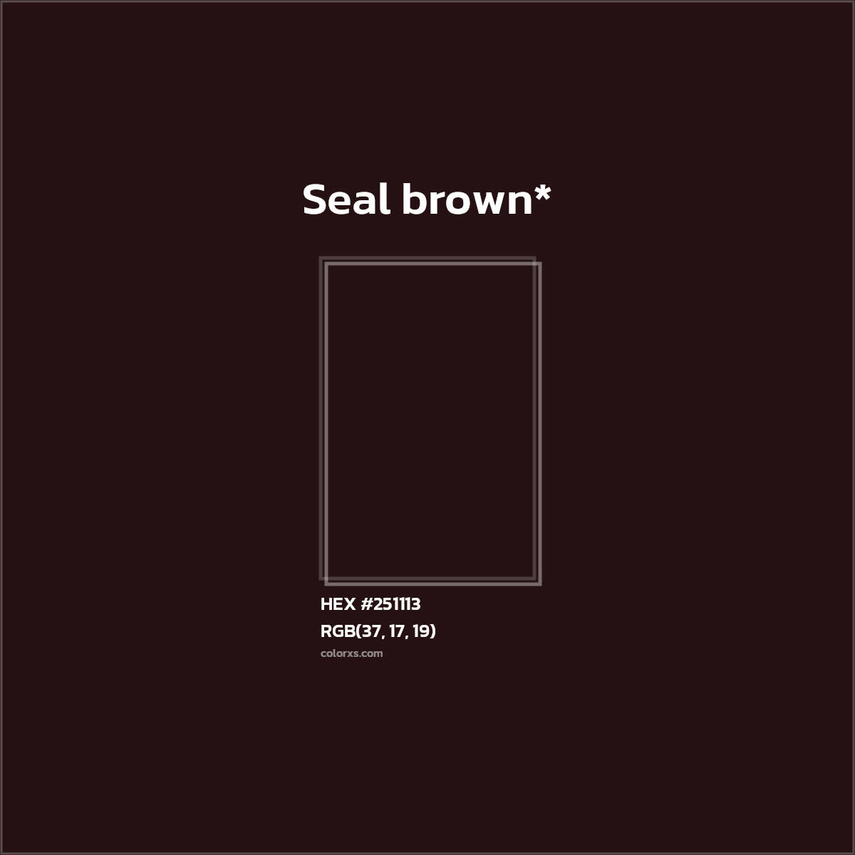HEX #251113 Color Name, Color Code, Palettes, Similar Paints, Images