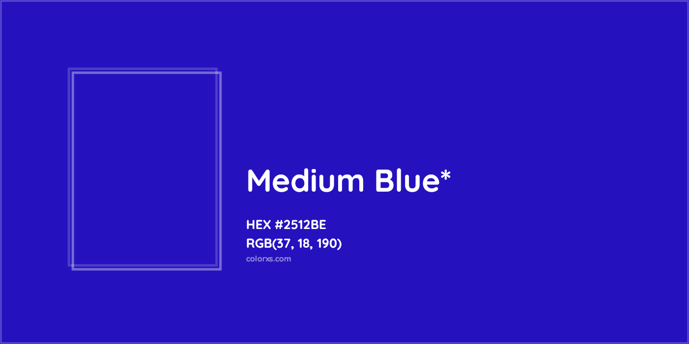 HEX #2512BE Color Name, Color Code, Palettes, Similar Paints, Images