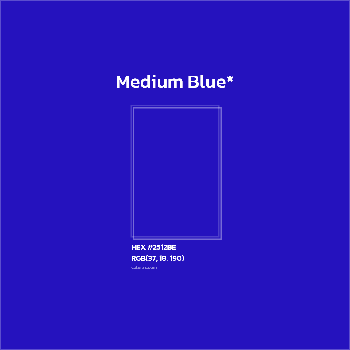 HEX #2512BE Color Name, Color Code, Palettes, Similar Paints, Images