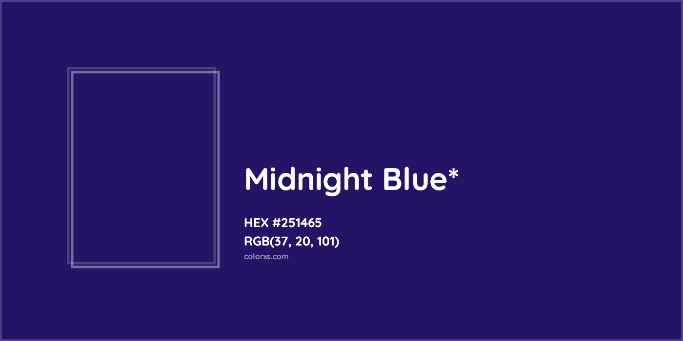 HEX #251465 Color Name, Color Code, Palettes, Similar Paints, Images