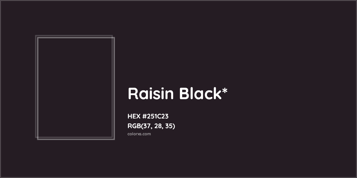 HEX #251C23 Color Name, Color Code, Palettes, Similar Paints, Images