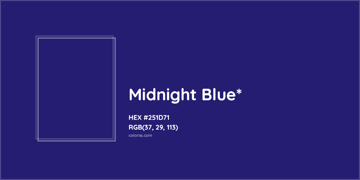 HEX #251D71 Color Name, Color Code, Palettes, Similar Paints, Images