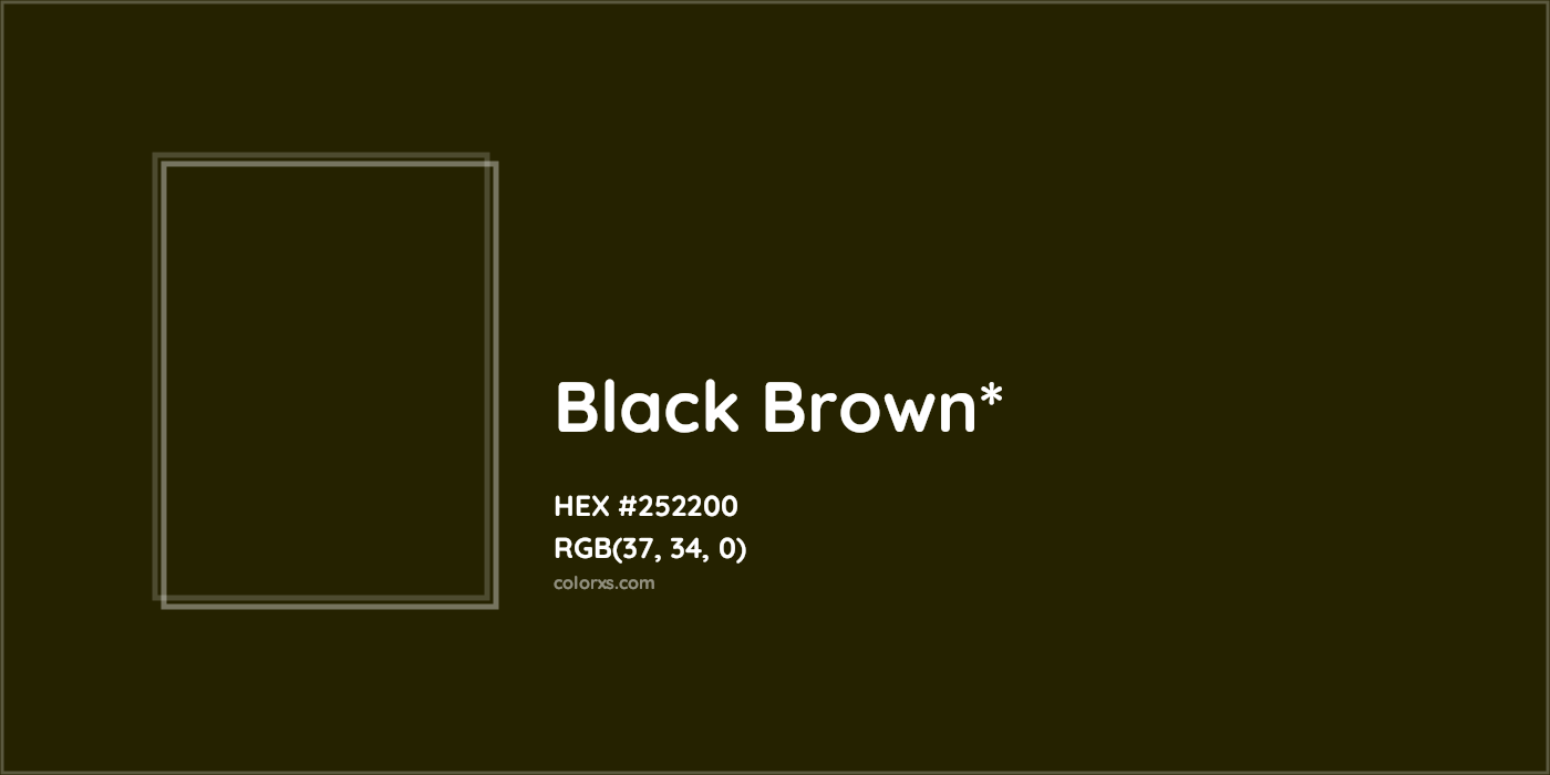 HEX #252200 Color Name, Color Code, Palettes, Similar Paints, Images