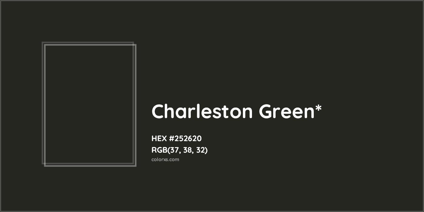 HEX #252620 Color Name, Color Code, Palettes, Similar Paints, Images