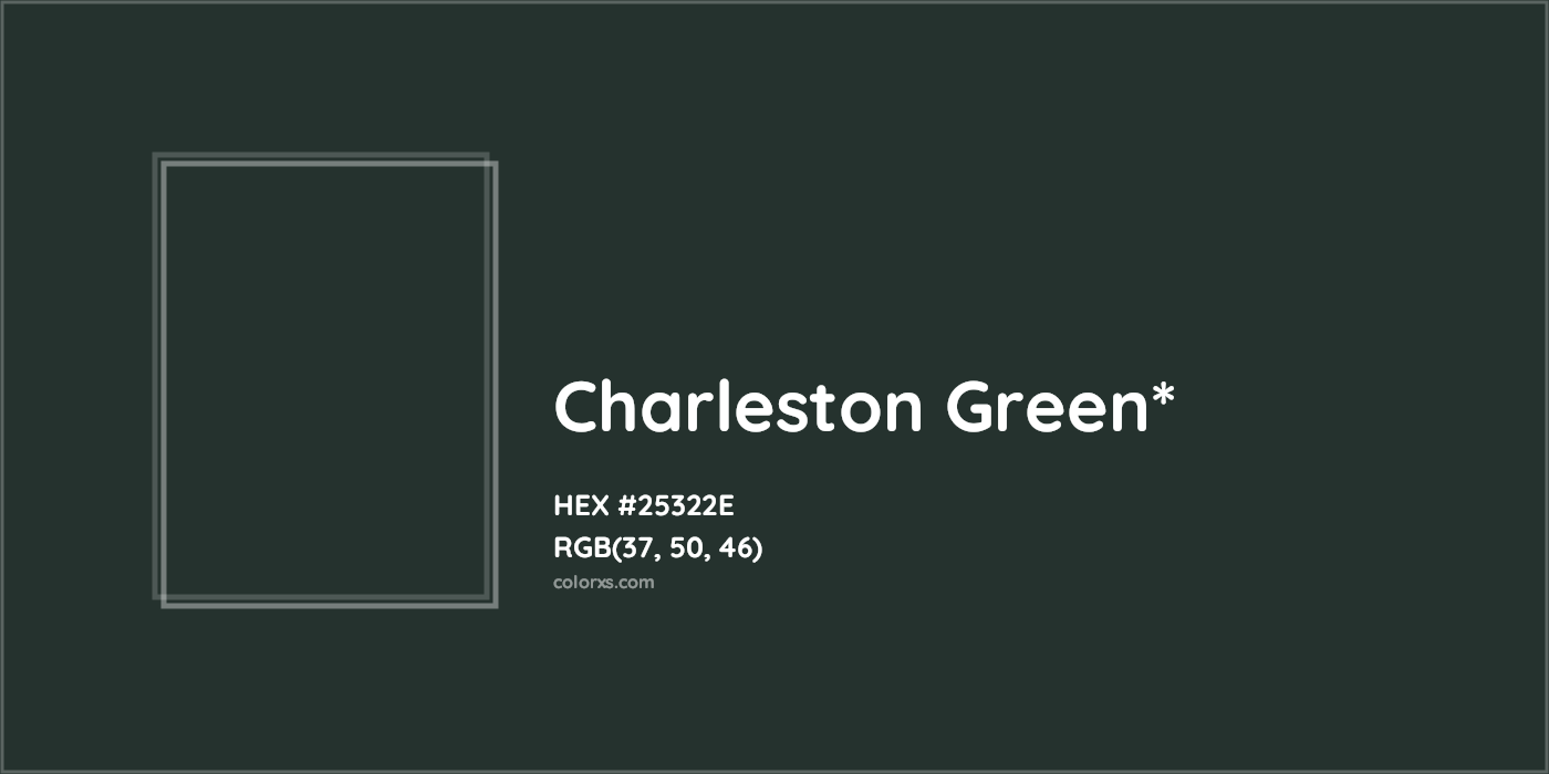 HEX #25322E Color Name, Color Code, Palettes, Similar Paints, Images