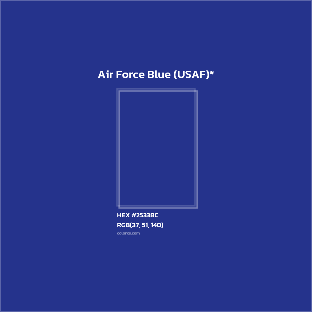 HEX #25338C Color Name, Color Code, Palettes, Similar Paints, Images
