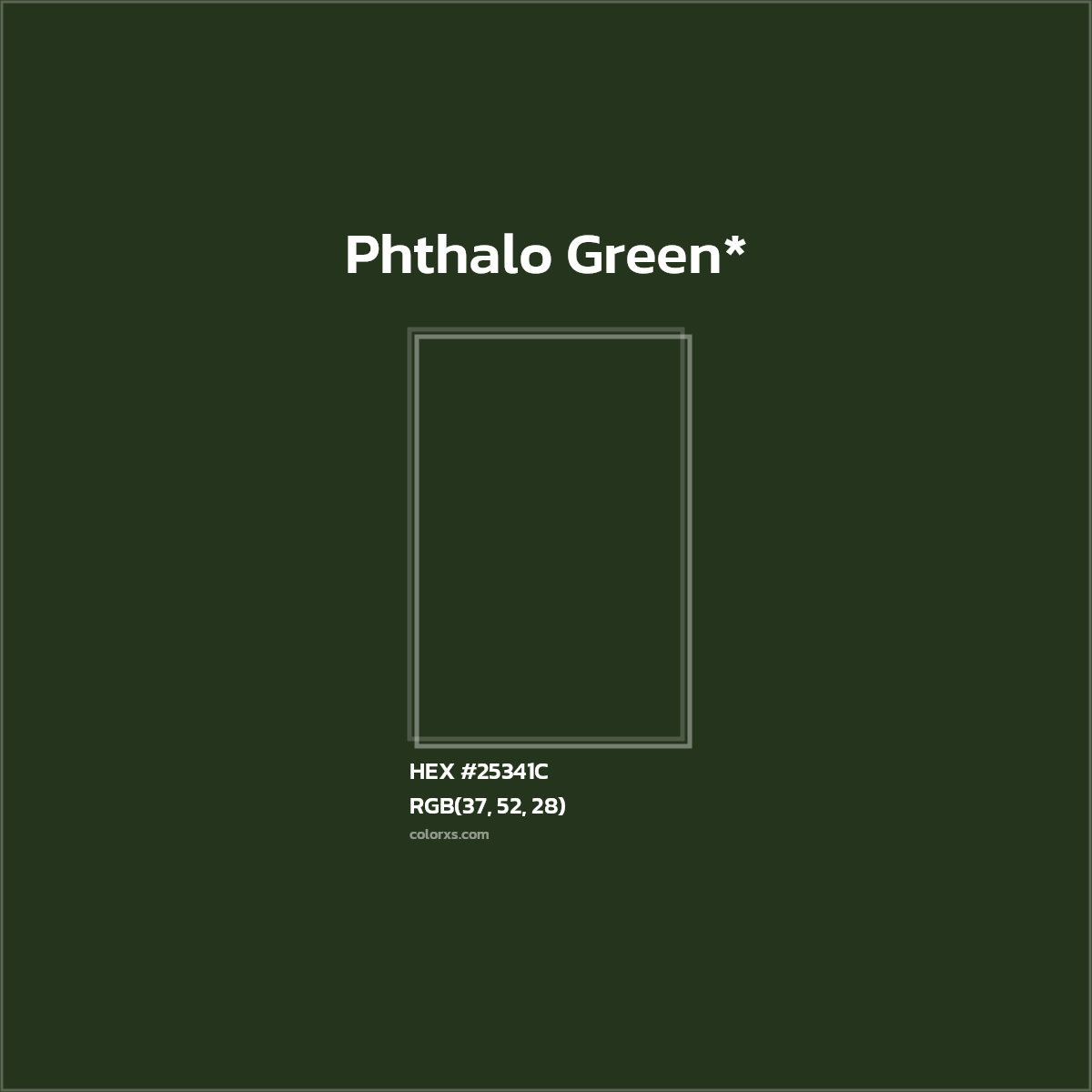 HEX #25341C Color Name, Color Code, Palettes, Similar Paints, Images