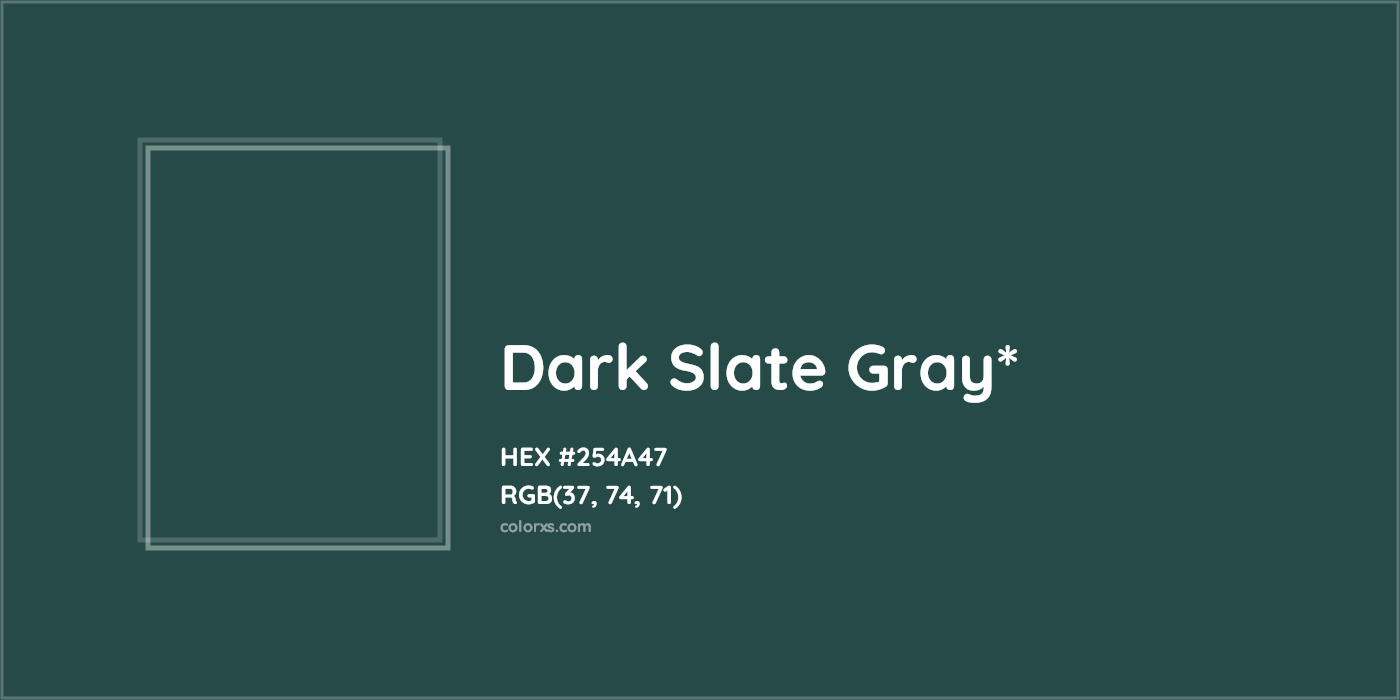 HEX #254A47 Color Name, Color Code, Palettes, Similar Paints, Images