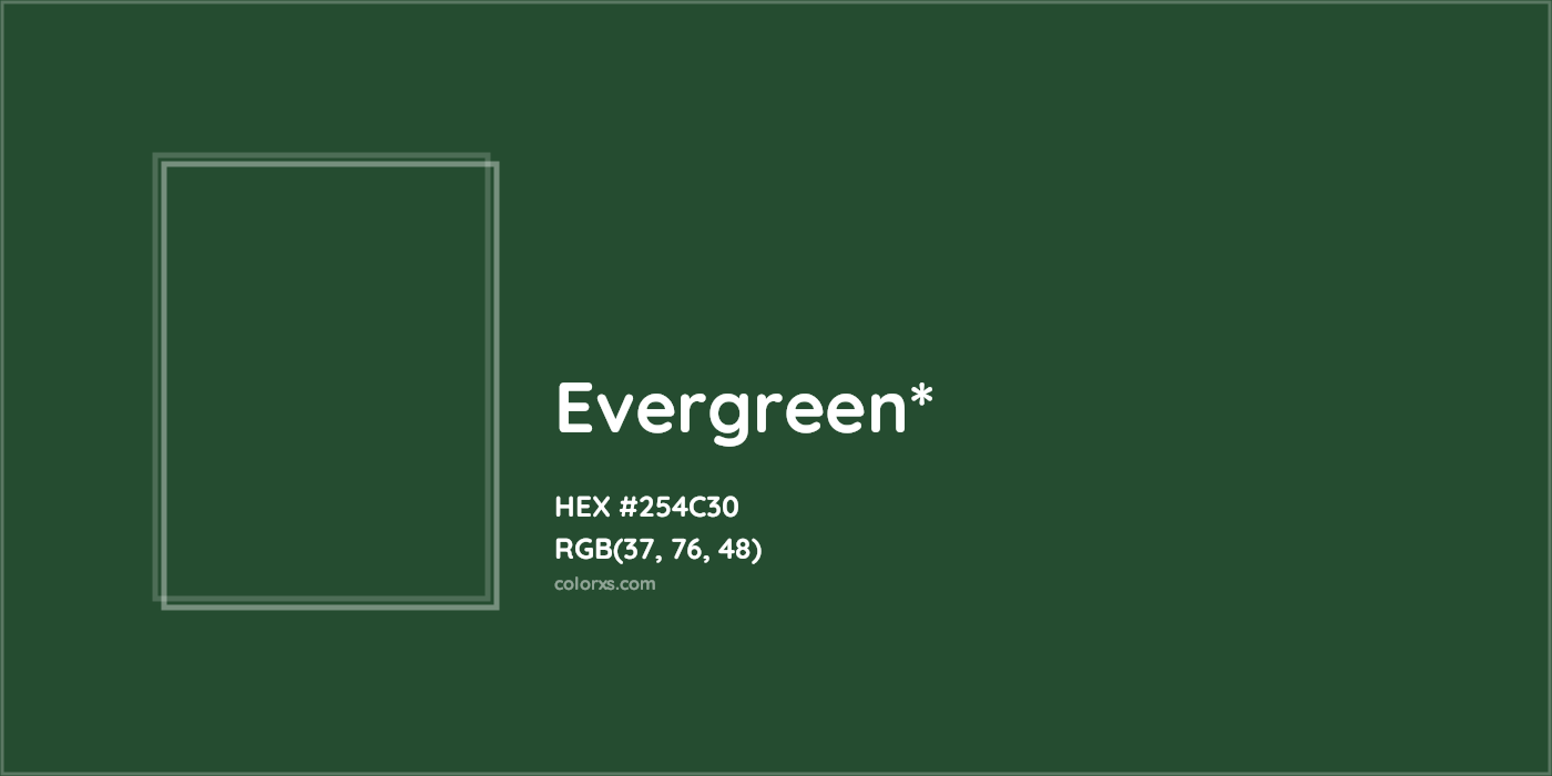 HEX #254C30 Color Name, Color Code, Palettes, Similar Paints, Images