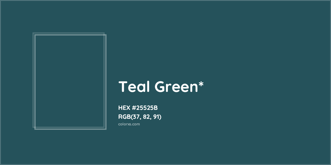 HEX #25525B Color Name, Color Code, Palettes, Similar Paints, Images
