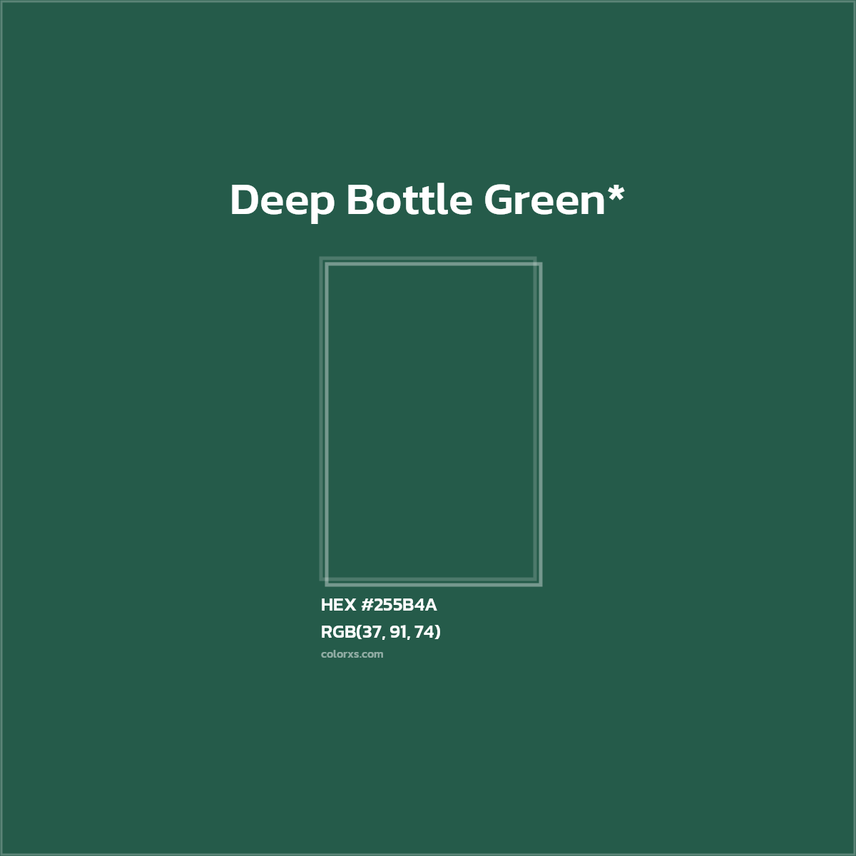 HEX #255B4A Color Name, Color Code, Palettes, Similar Paints, Images