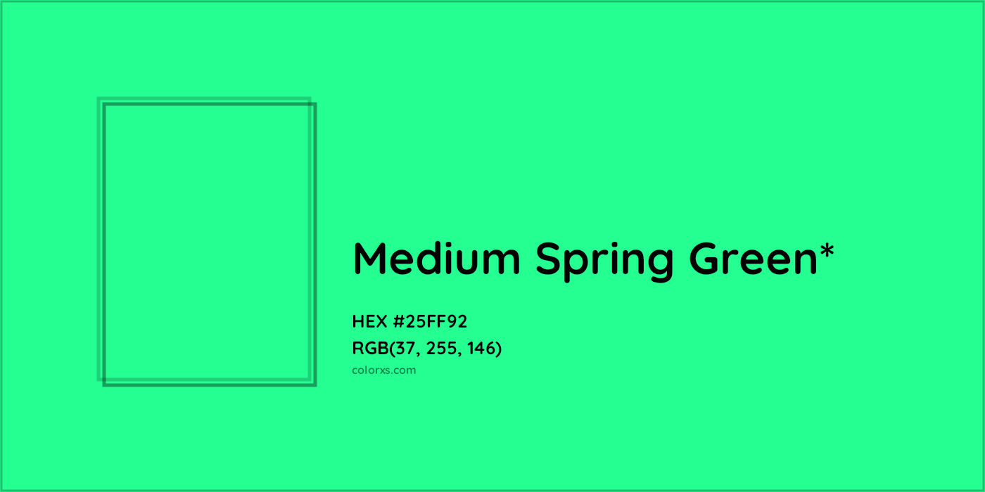 HEX #25FF92 Color Name, Color Code, Palettes, Similar Paints, Images