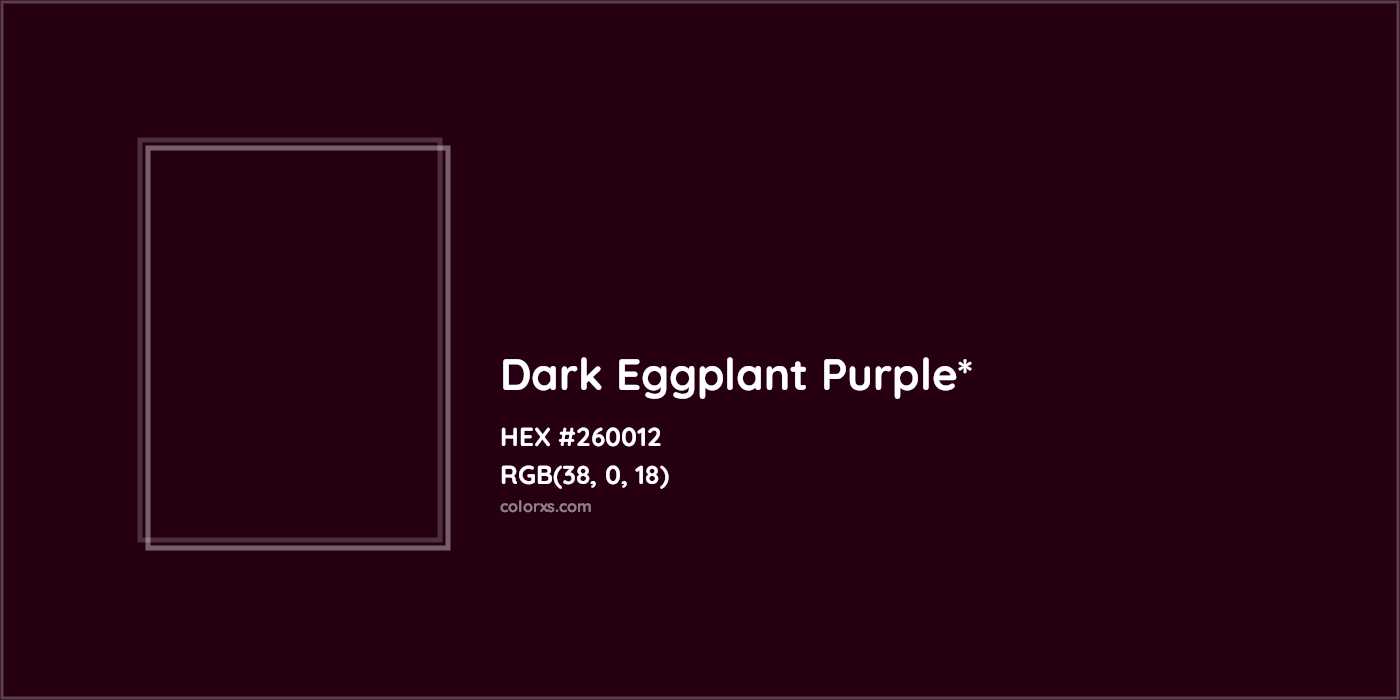 HEX #260012 Color Name, Color Code, Palettes, Similar Paints, Images