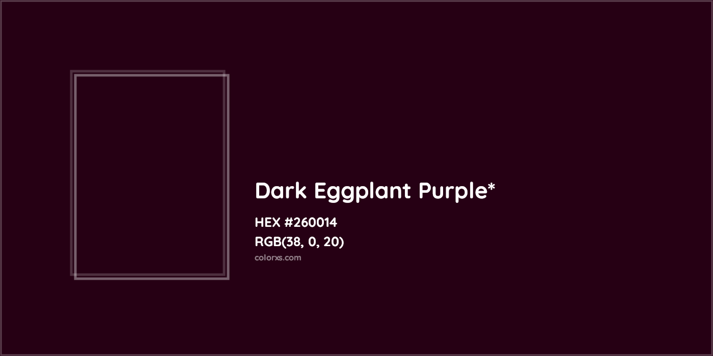 HEX #260014 Color Name, Color Code, Palettes, Similar Paints, Images