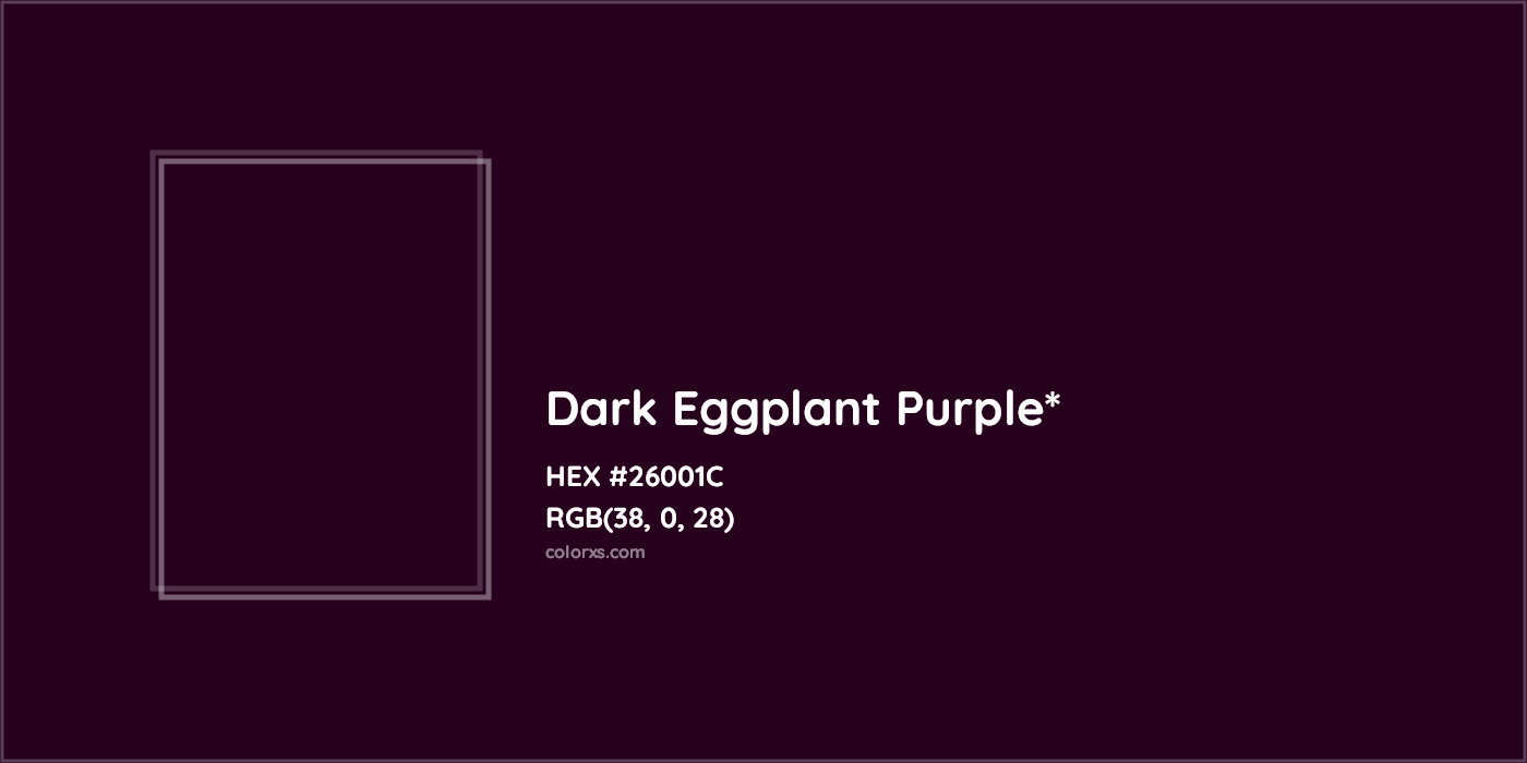 HEX #26001C Color Name, Color Code, Palettes, Similar Paints, Images