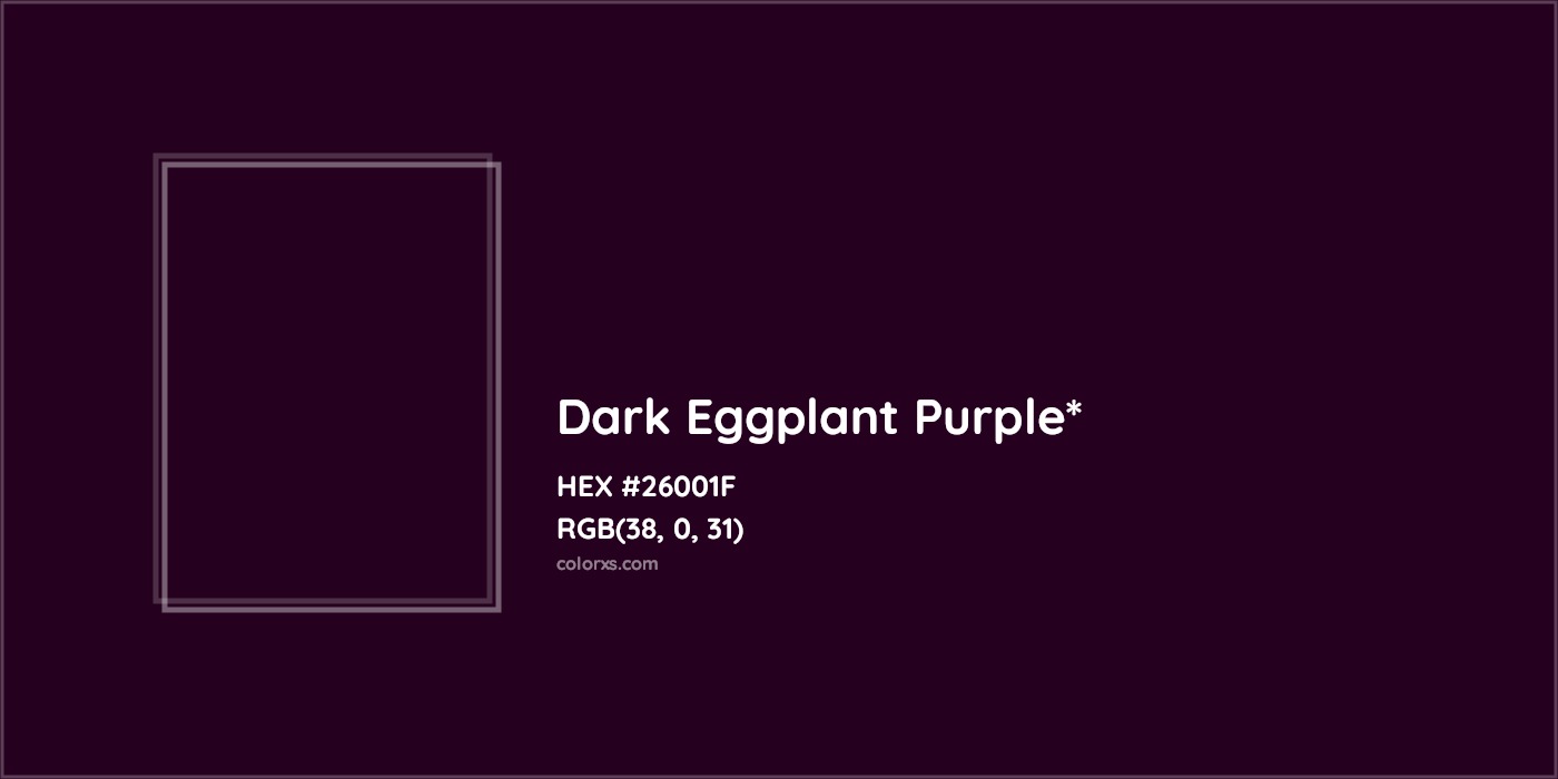 HEX #26001F Color Name, Color Code, Palettes, Similar Paints, Images