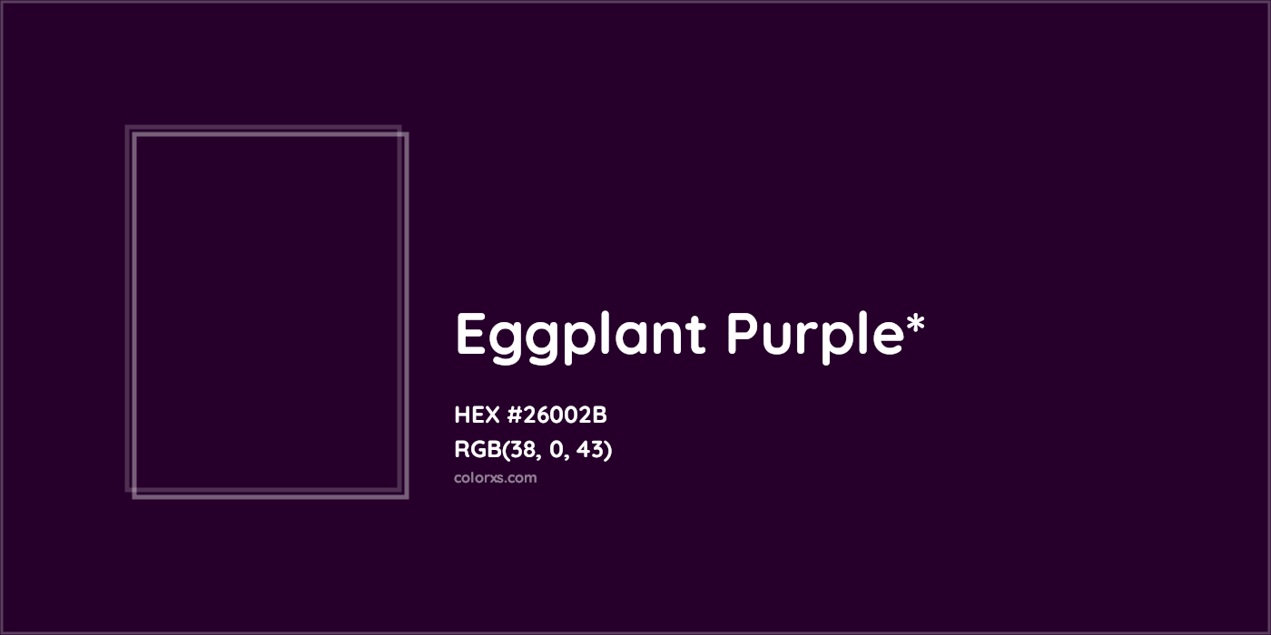 HEX #26002B Color Name, Color Code, Palettes, Similar Paints, Images