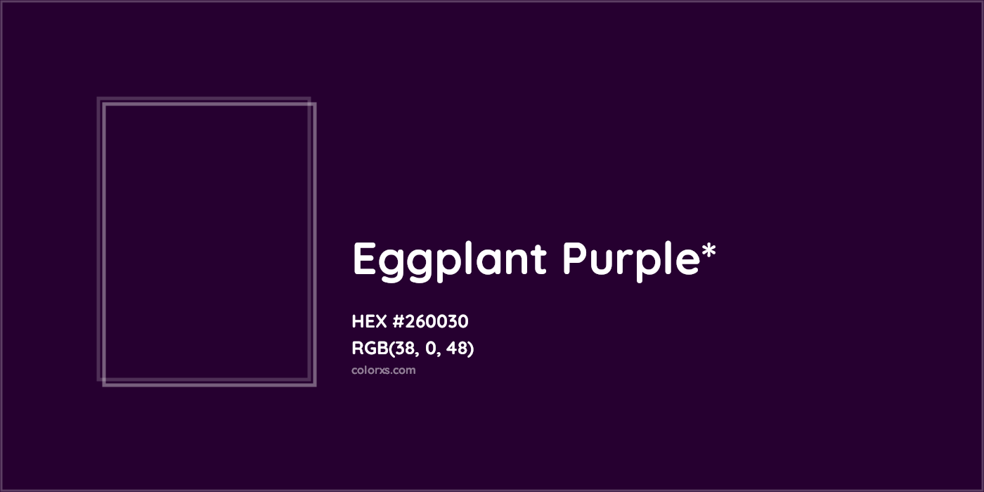 HEX #260030 Color Name, Color Code, Palettes, Similar Paints, Images