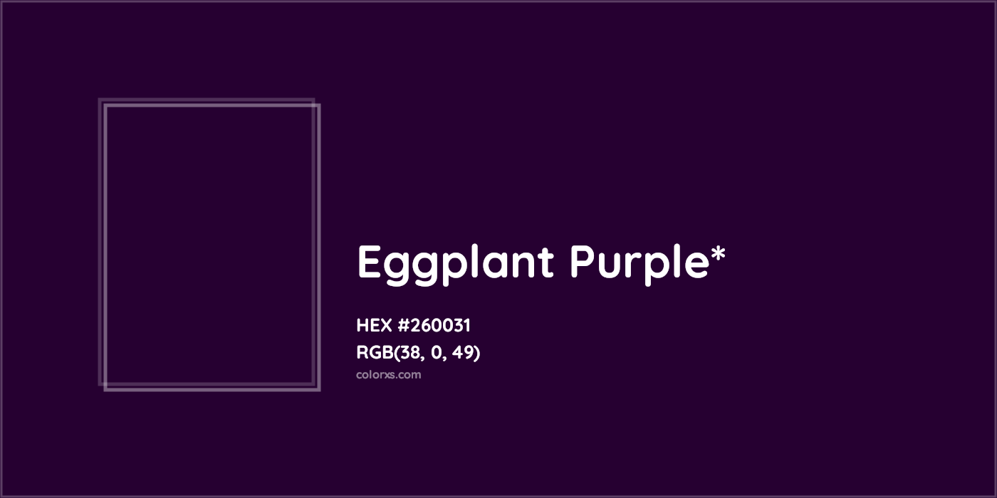 HEX #260031 Color Name, Color Code, Palettes, Similar Paints, Images