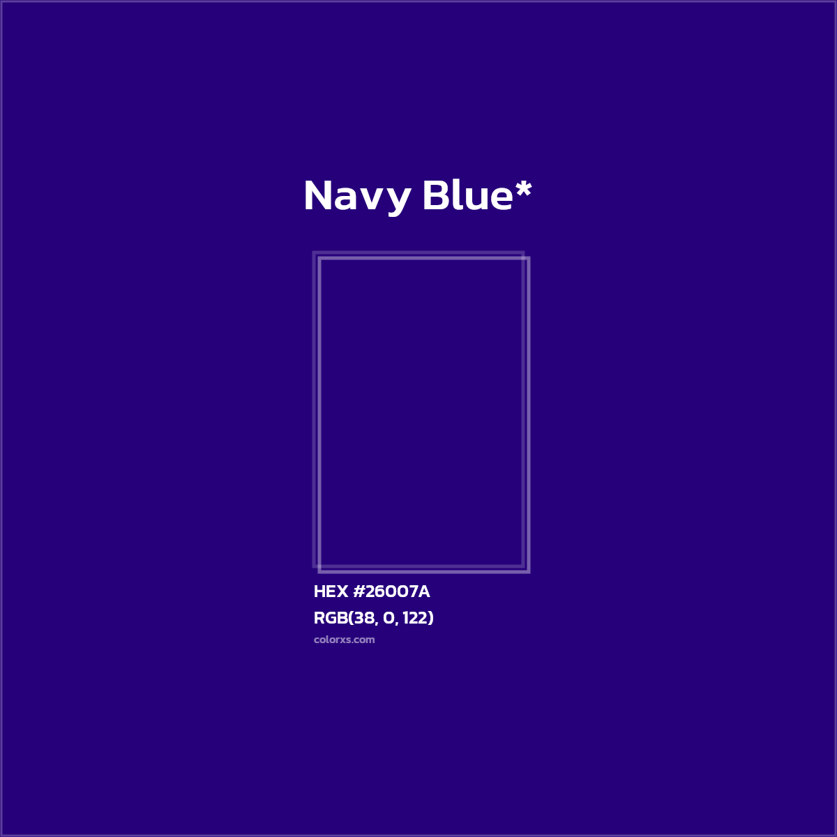 HEX #26007A Color Name, Color Code, Palettes, Similar Paints, Images