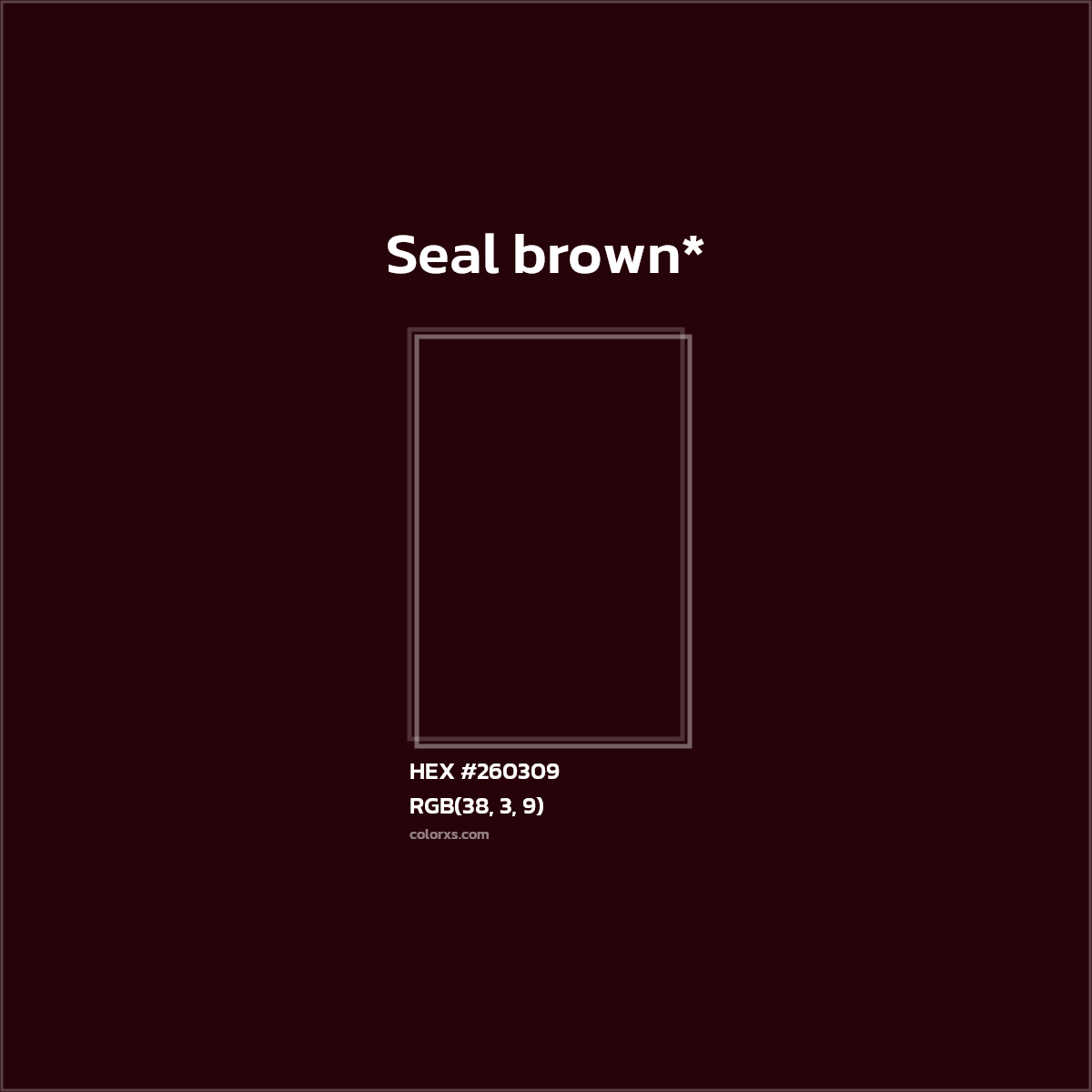 HEX #260309 Color Name, Color Code, Palettes, Similar Paints, Images
