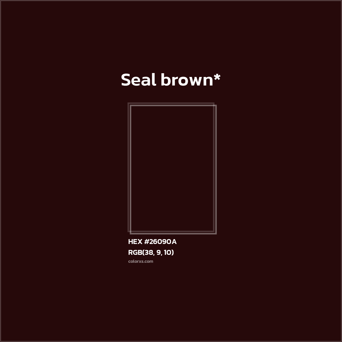 HEX #26090A Color Name, Color Code, Palettes, Similar Paints, Images