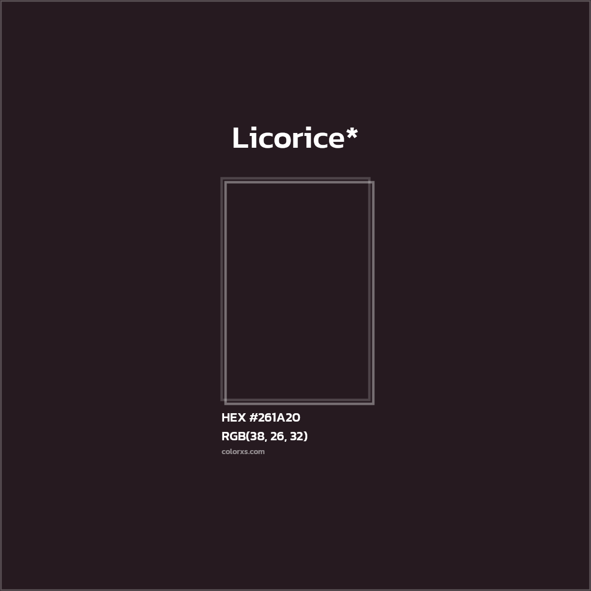 HEX #261A20 Color Name, Color Code, Palettes, Similar Paints, Images