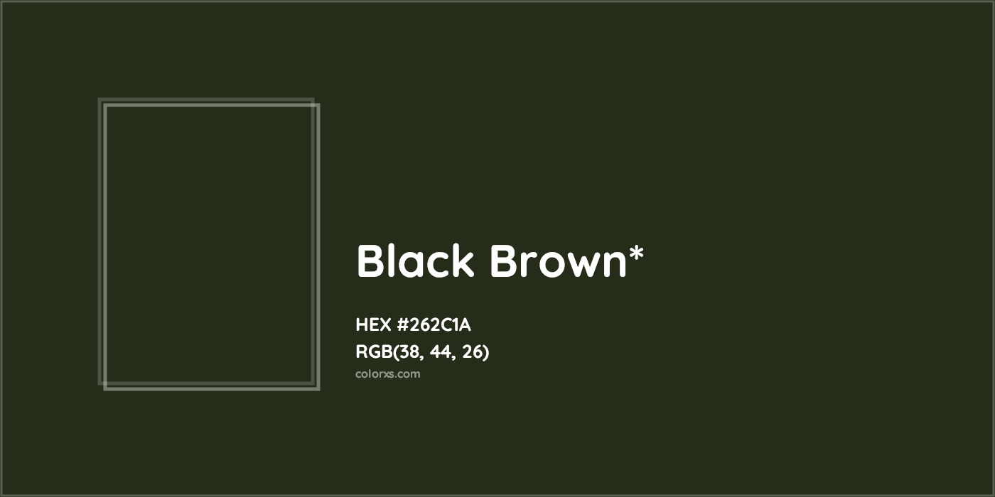 HEX #262C1A Color Name, Color Code, Palettes, Similar Paints, Images