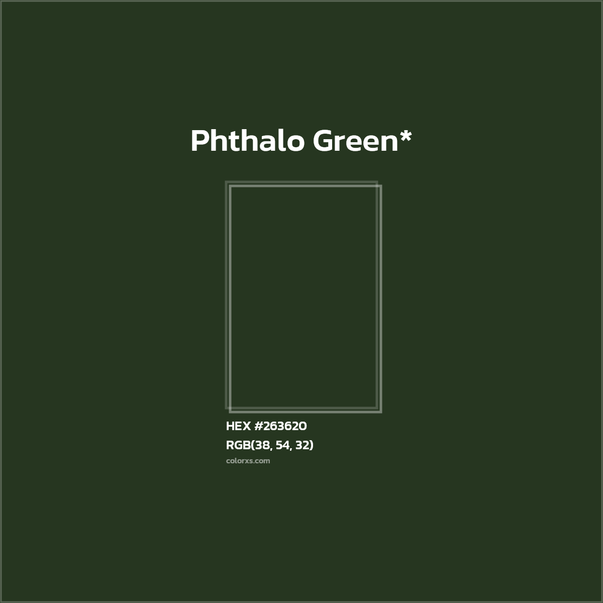 HEX #263620 Color Name, Color Code, Palettes, Similar Paints, Images