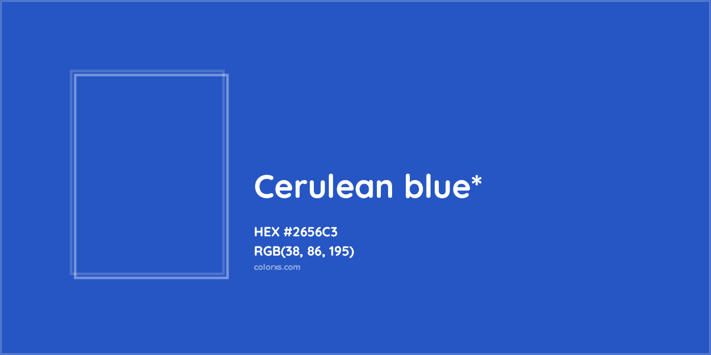HEX #2656C3 Color Name, Color Code, Palettes, Similar Paints, Images
