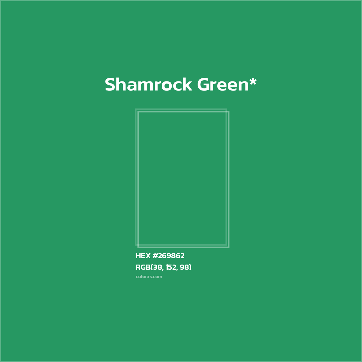 HEX #269862 Color Name, Color Code, Palettes, Similar Paints, Images